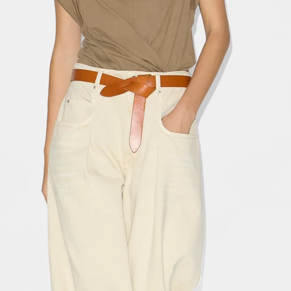NEW Isabel Marant Lecce Leather Wrap Belt Size L